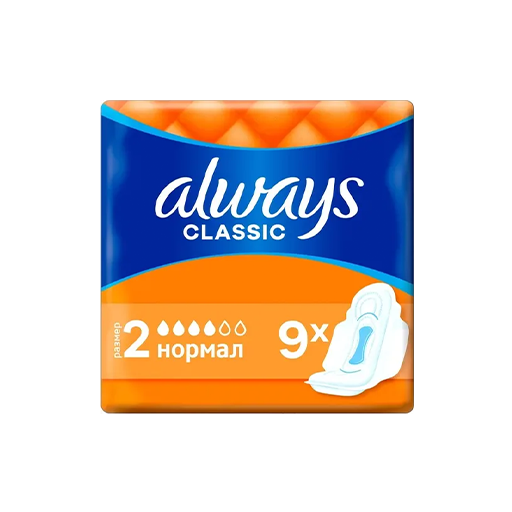 always classic normal Dry pads 9 pcs