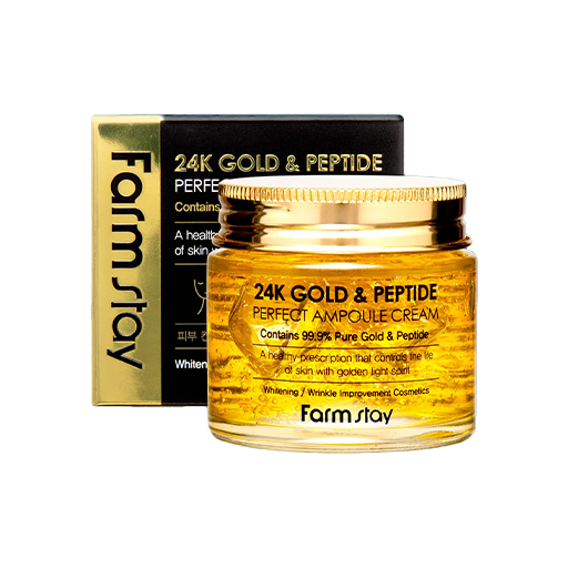 Farmstay 24k gold&peptide perfect ampoule cream 80ml