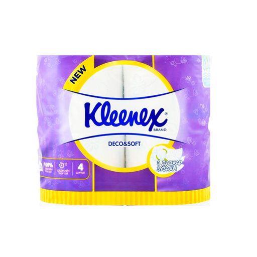 [26030009] Kleenex deco 3 ш  цаасан угаадаг алчуур 35м